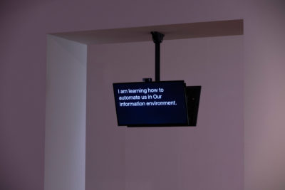 Jonas Lund Daejeon Biennale 2020 — A.I., Sunshine Misses Windows