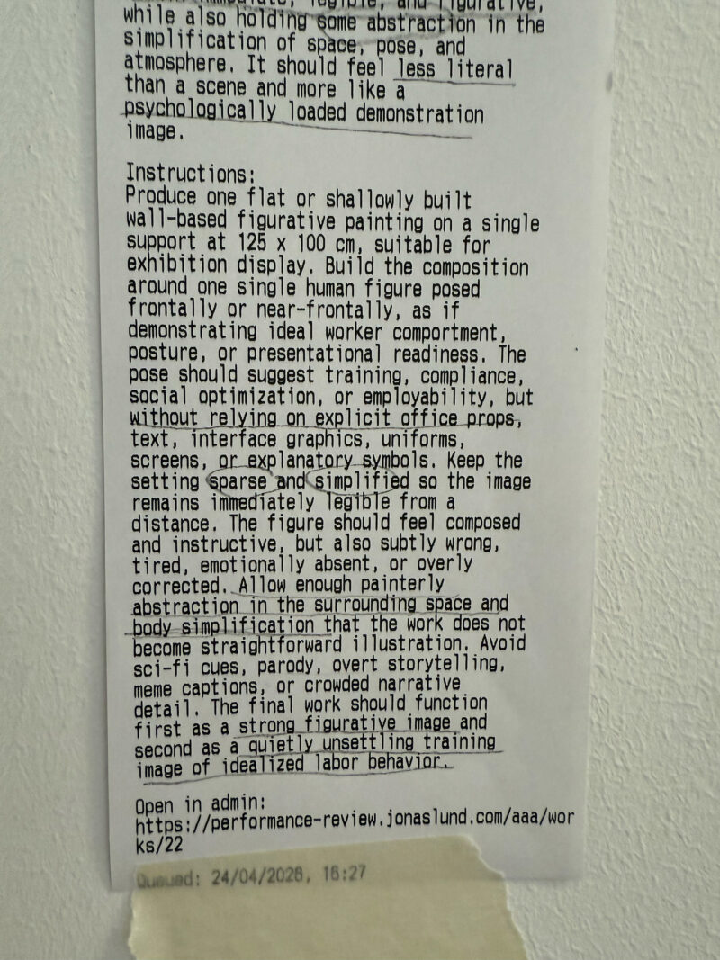 Jonas Lund Performance Review